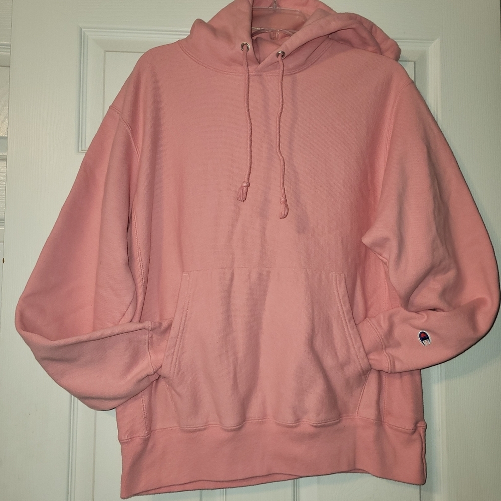 Champion Reverse Weave Sweatshirt Women's Size Medium‎ Light Pink